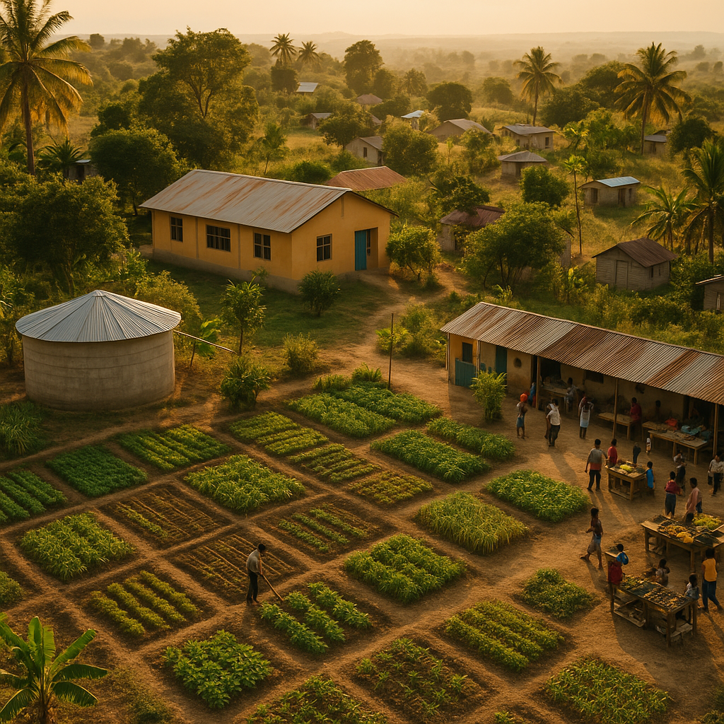 Integrated community-led development projects creating sustainable local ecosystem in Haiti