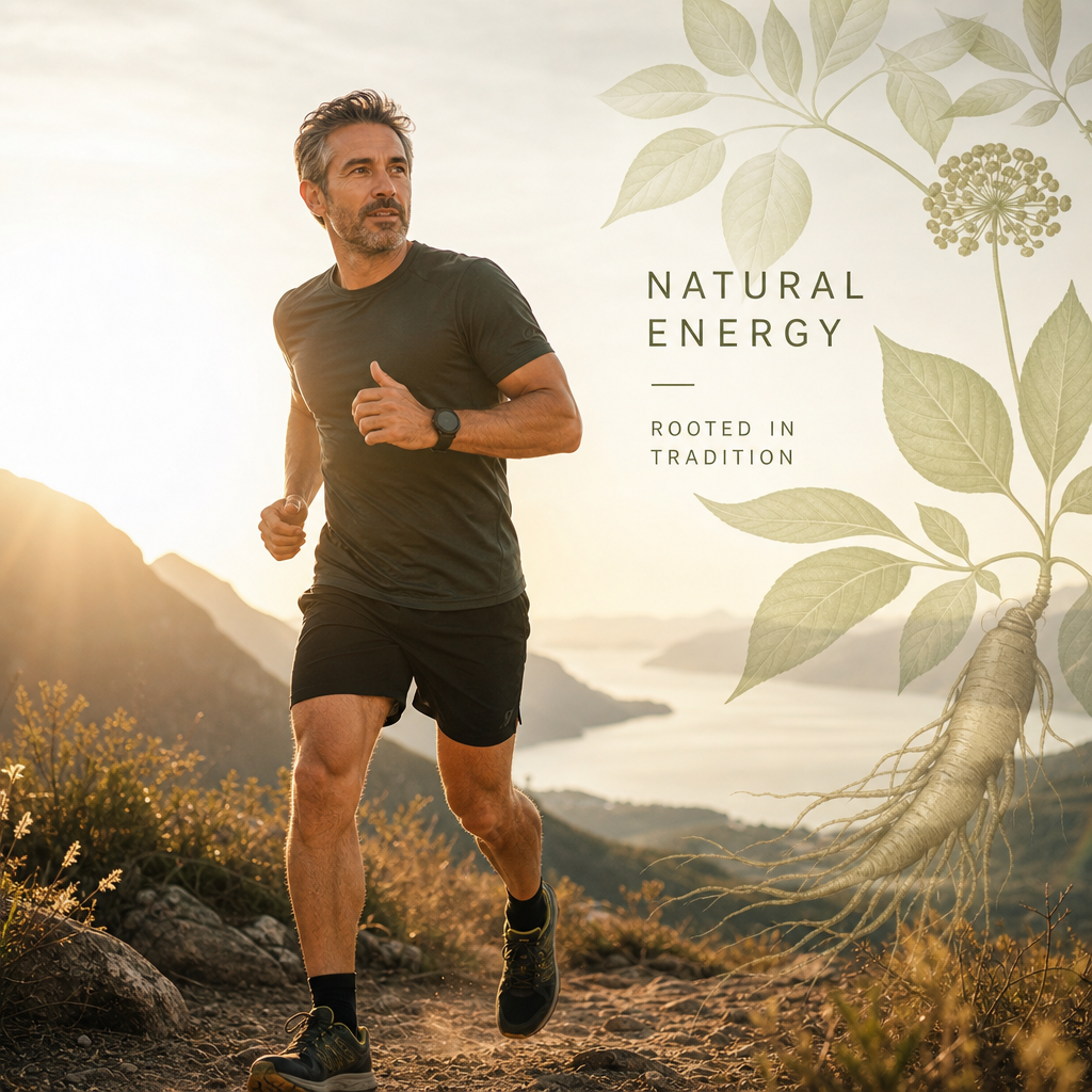 Adult athlete maintaining sustained energy during afternoon training session outdoors