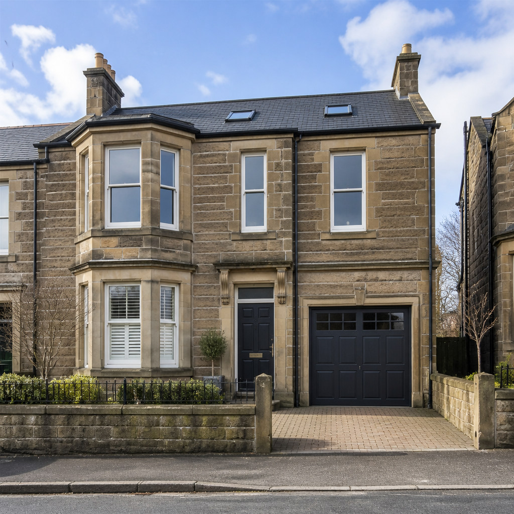 Edinburgh home with single garage conversion potential