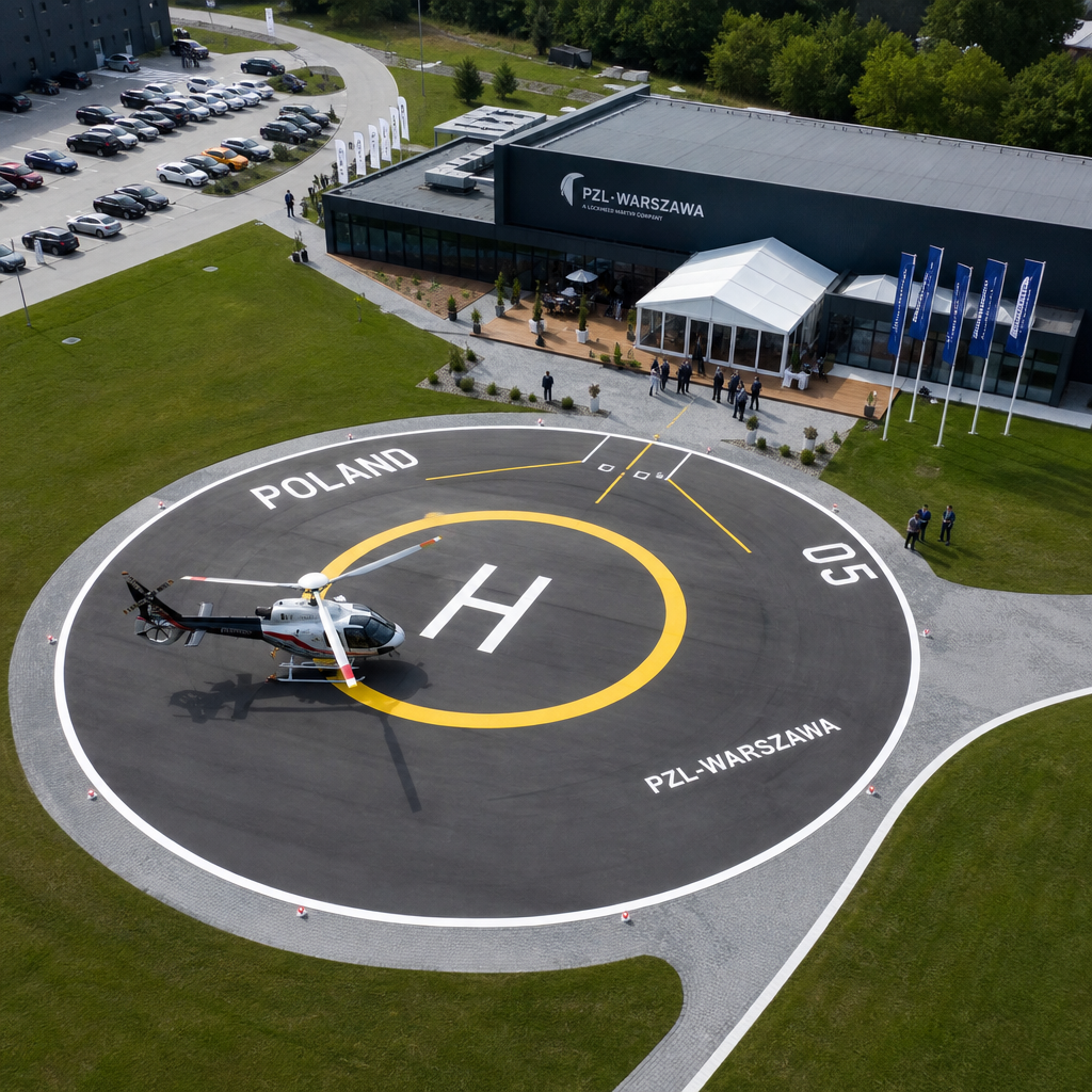 Lądowisko dla helikopterów - nowoczesna infrastruktura do transferu VIP