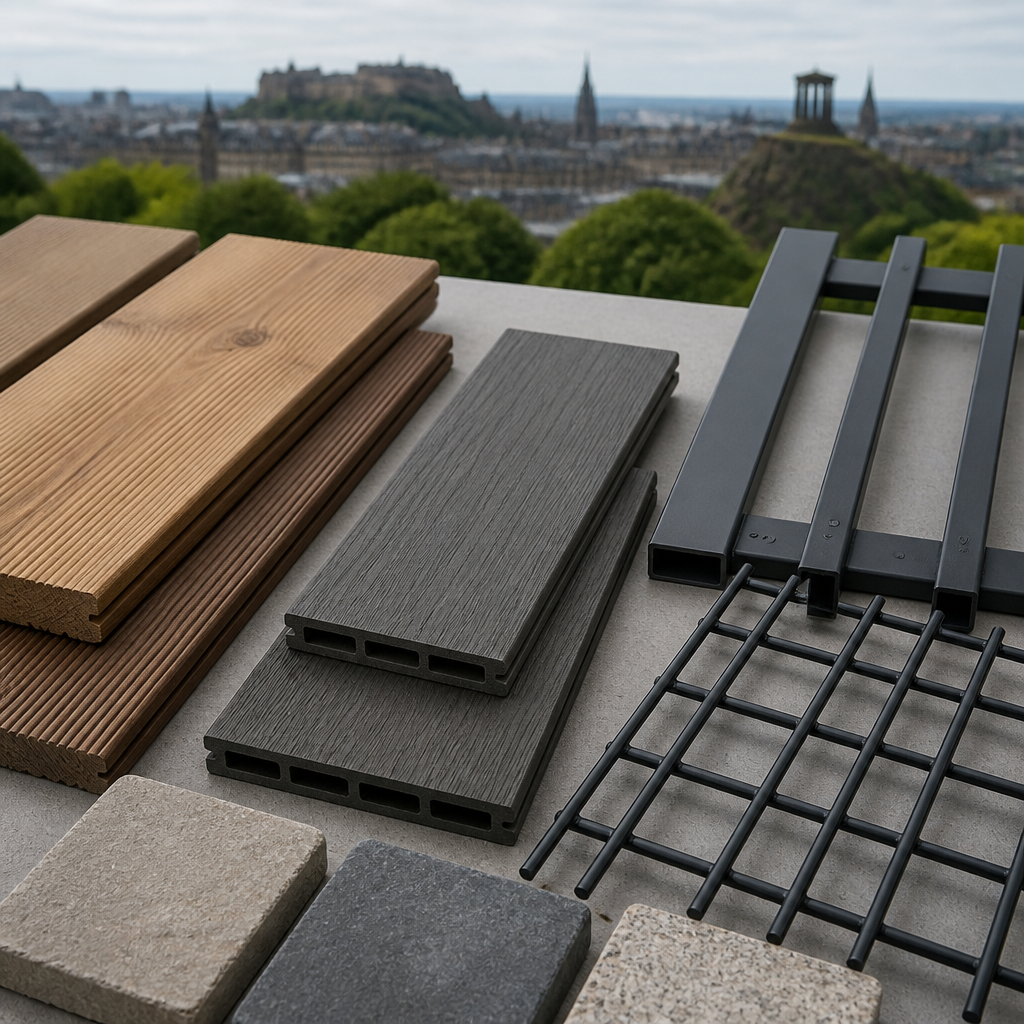 Selection of decking and fencing materials for outdoor renovation projects