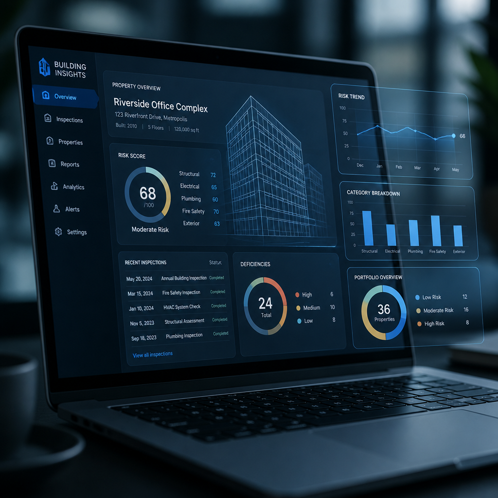 Interface numérique d'analyse et d'évaluation de diagnostics immobiliers
