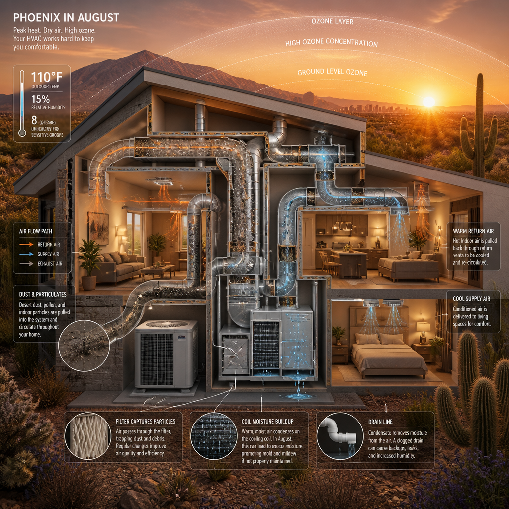 Indoor Air Quality Phoenix: Why August Is the Worst