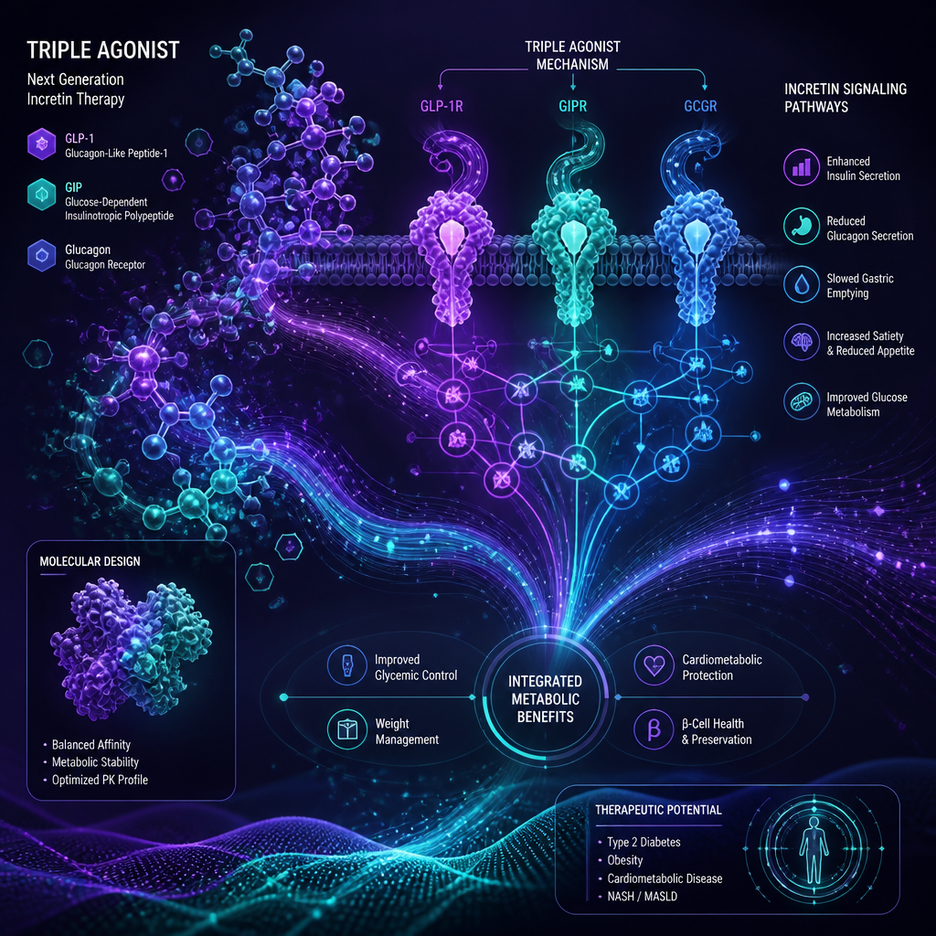 Abstract visualization of pharmaceutical mechanisms and receptor pathway networks