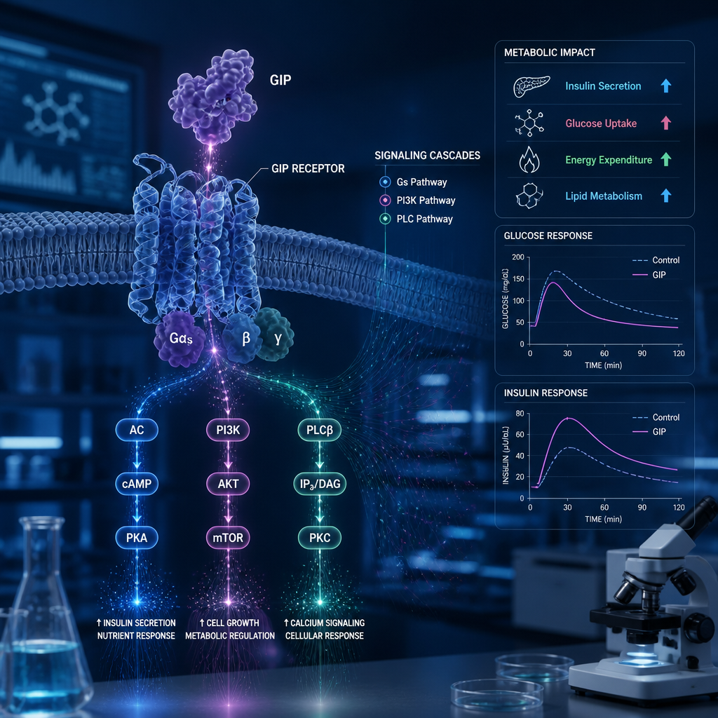 GIP Receptor Agonist Role in Retatrutide Research