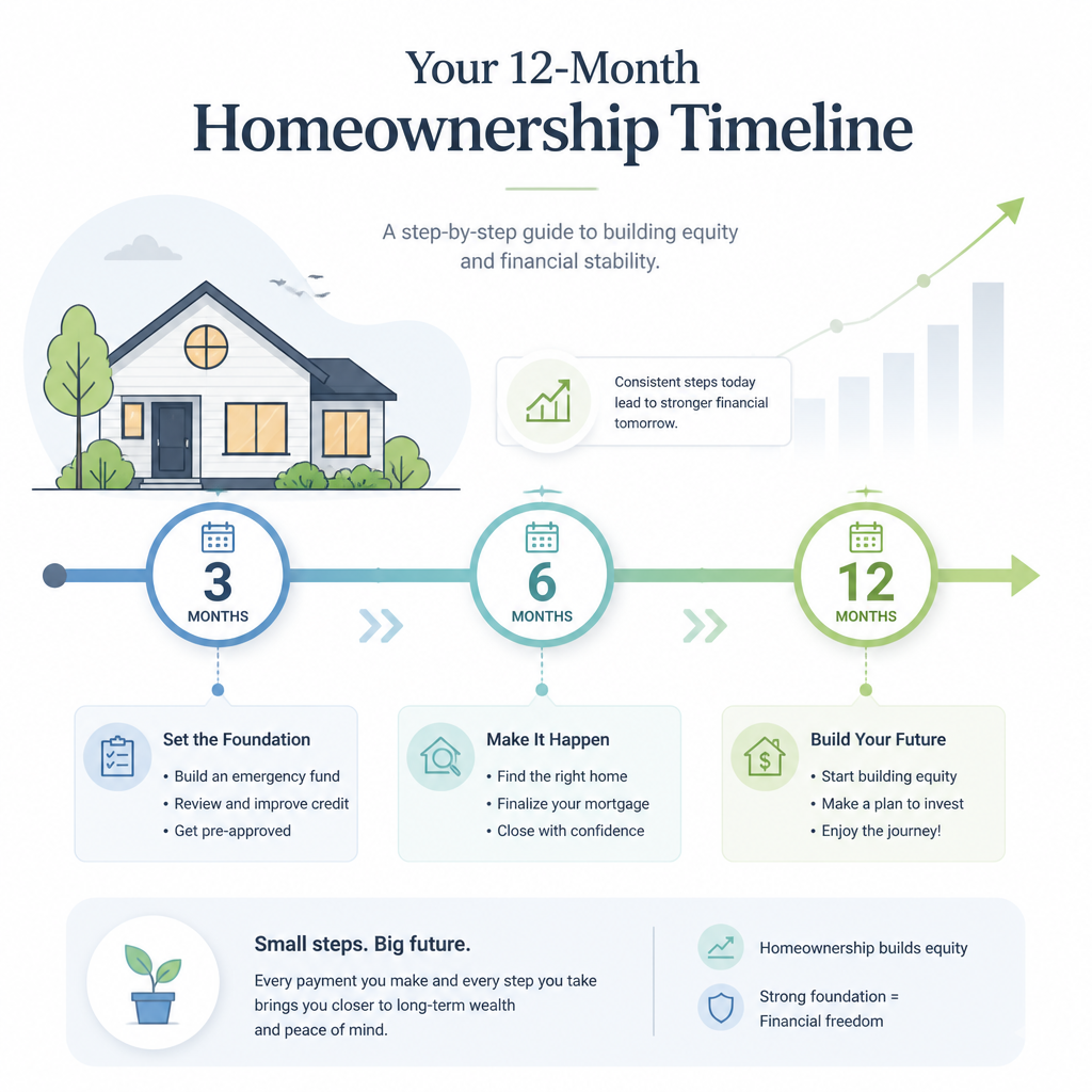 Timeline calendar illustration showing remortgage milestone dates and planning checkpoints
