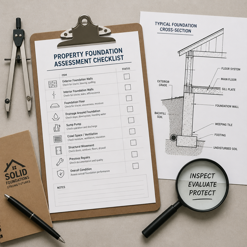 Mise en place d'outils d'expertise bâtiment : plans, loupe, documents d'inspection