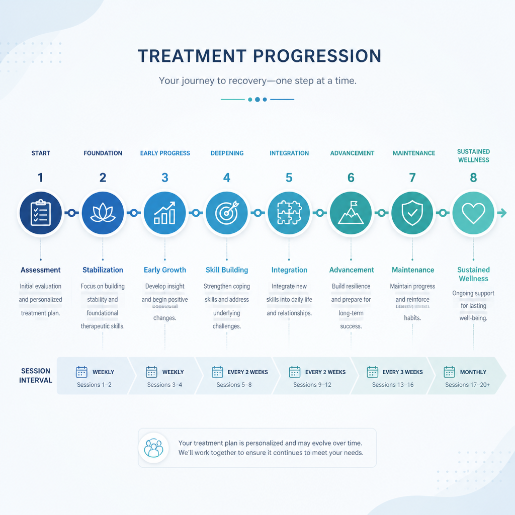 Timeline visualization of laser hair removal treatment progression