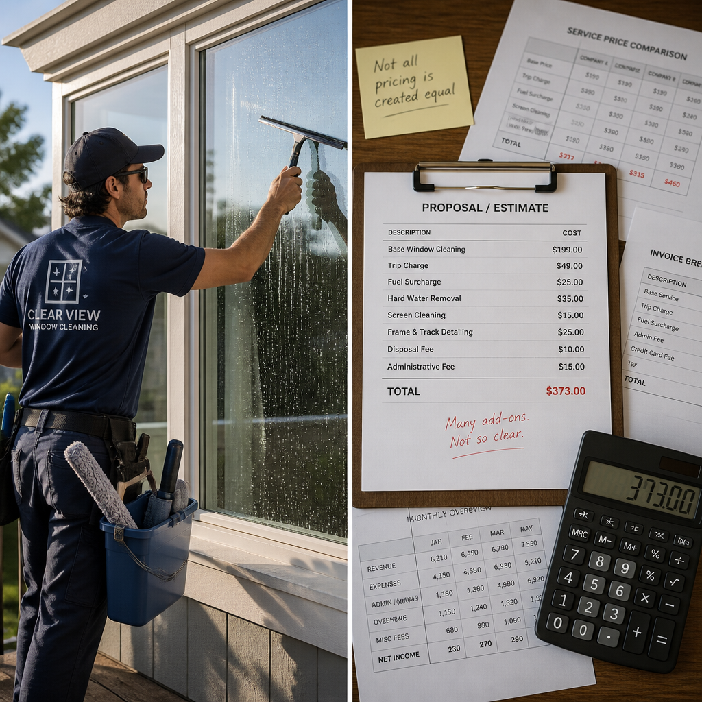 Side-by-side comparison of hands-on professional service versus administrative pricing complexity