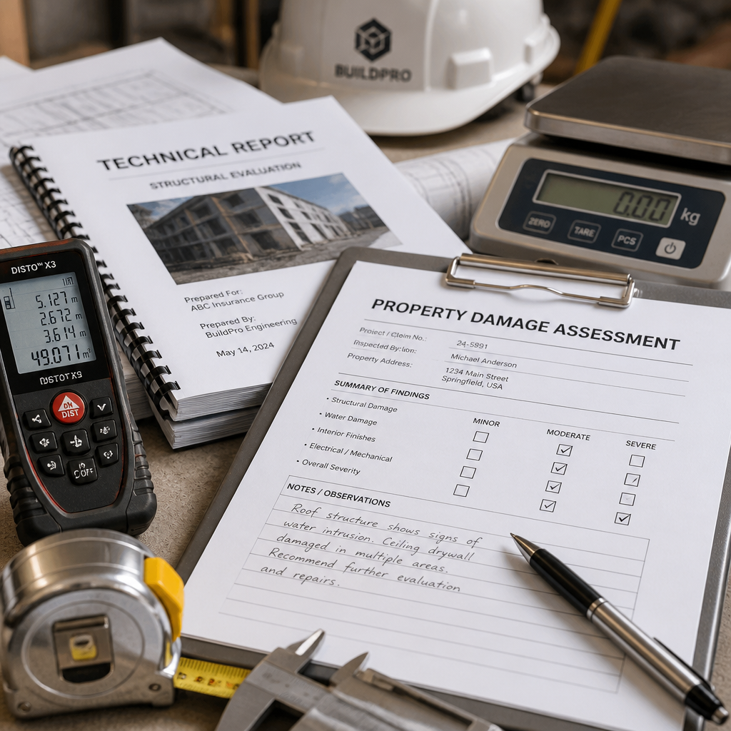 Outils d'expertise et documents techniques pour l'évaluation des sinistres construction