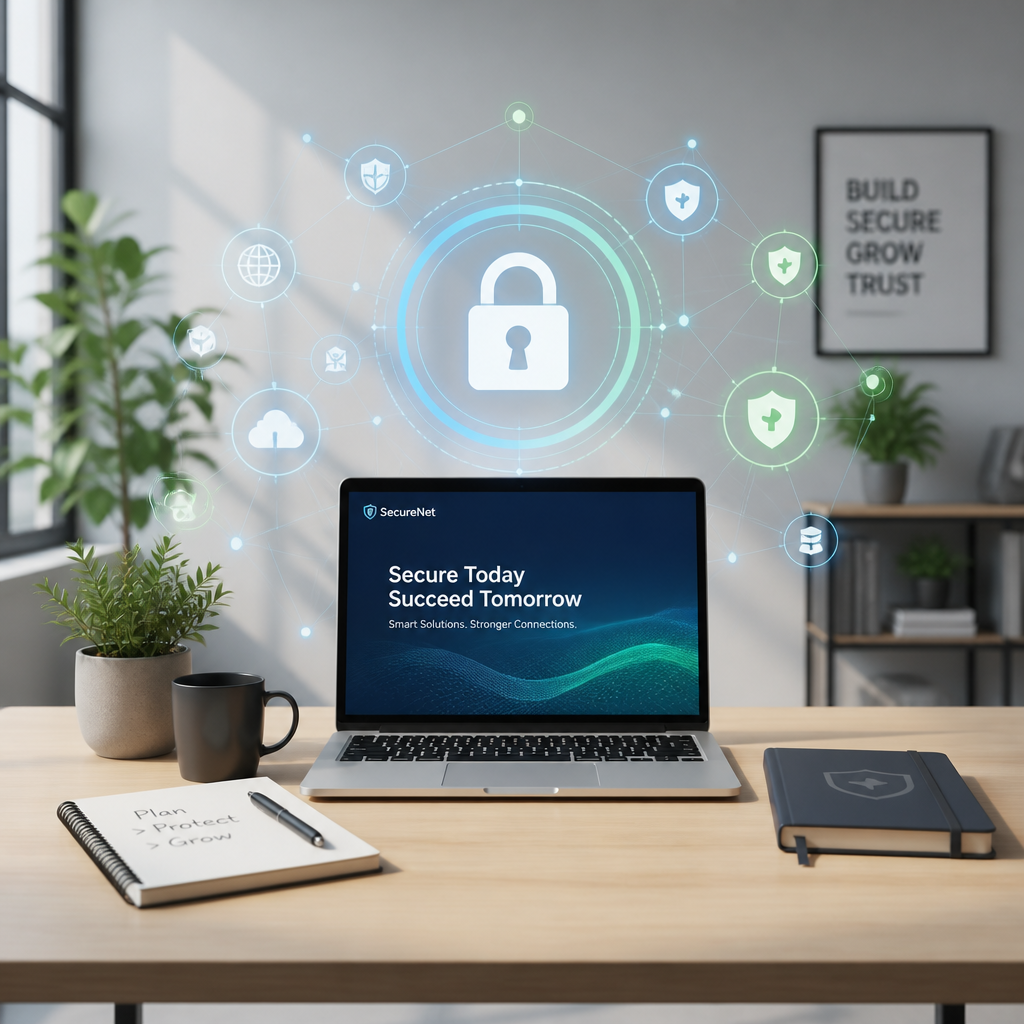 Secure digital workspace with interconnected network security elements