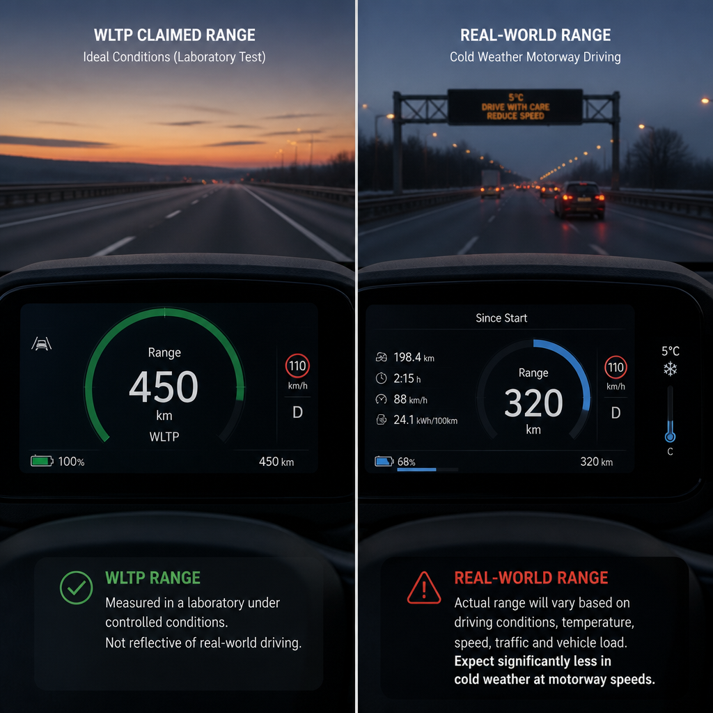 WLTP vs Real-World EV Range: Why You Get Less