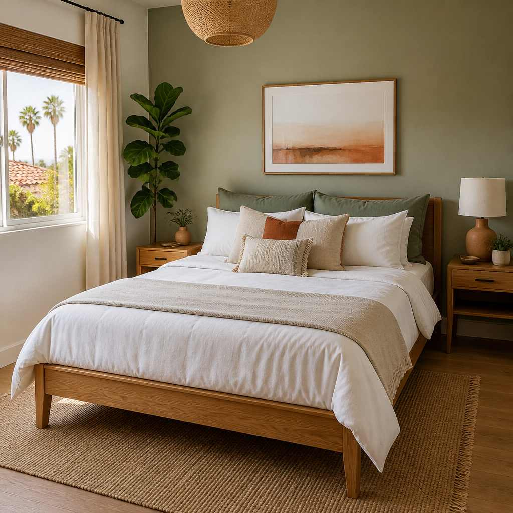 , Budget Interior Design: A Cozy Bedroom in Orange County