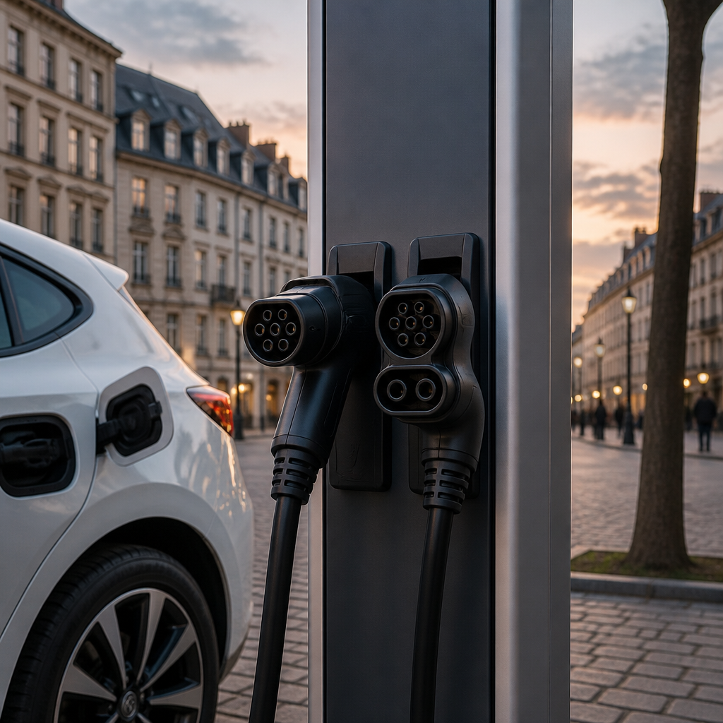 Conectores de carga EV en Europa: CCS, CHAdeMO y Tipo 2