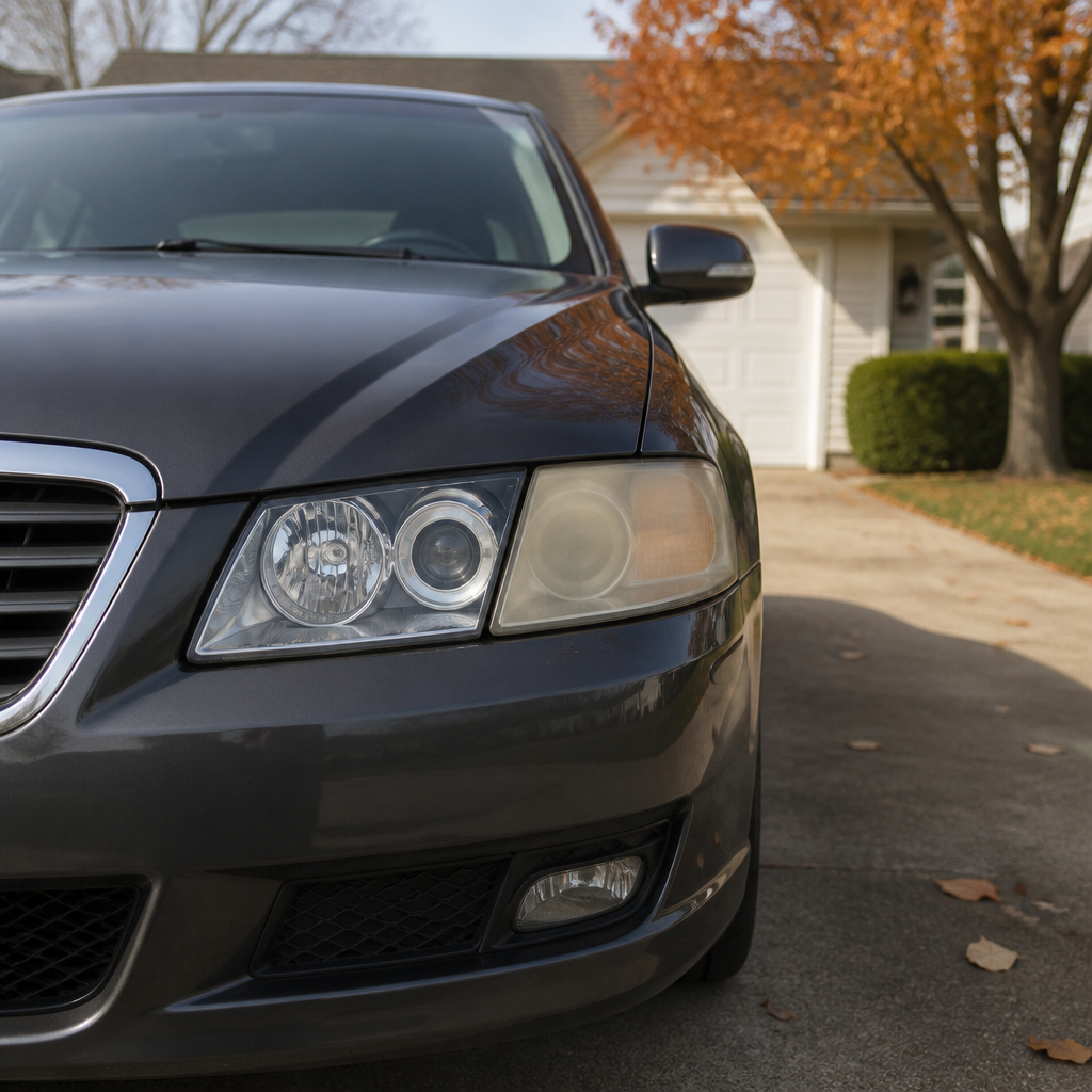 Headlight Restoration Illinois: Fix UV Haze Before Winter